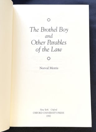 THE BROTHEL BOY; and Other Parables of the Law