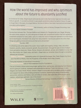 FEWER, RICHER, GREENER; Prospects for Humanity in an Age of Abundance