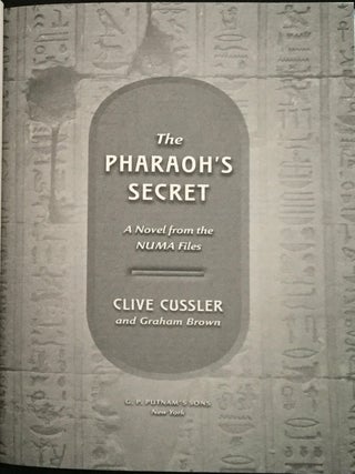 THE PHARAOH'S SECRET; A Novel from the NUMA Files