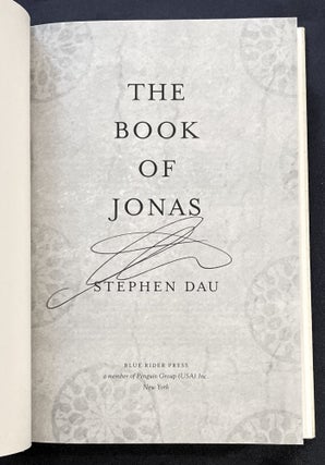 THE BOOK OF JONAS; A Novel