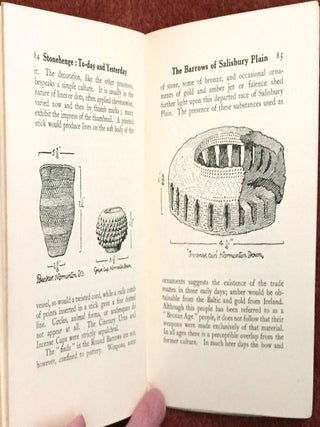 STONEHENGE; Today & Yesterday by Frank Stevens / Curator of the Salisbury Museum with Plans and Illustrations by Heywood Sumner. F.S.A.