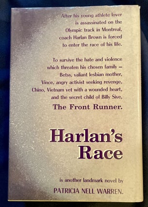 HARLAN'S RACE:; A Novel