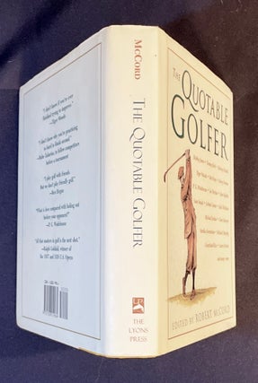 THE QUOTABLE GOLFER; Edited by Robert McCord