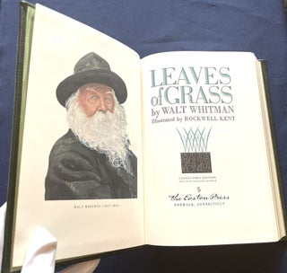 Item #7781 LEAVES OF GRASS; By Walt Whitman / Illustrated by Rockwell Kent / The 100 Greatest...