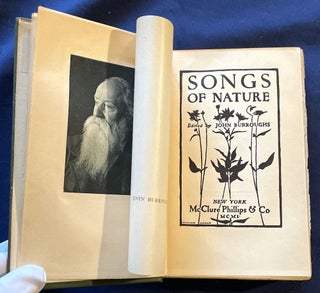 Item #7843 SONGS OF NATURE; Edited by John Burroughs. John Burroughs