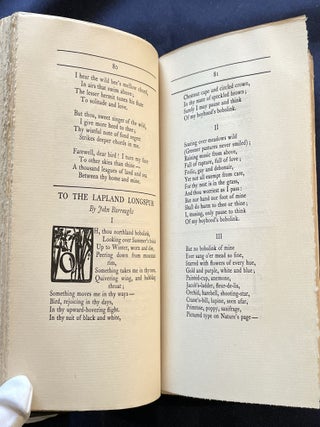 SONGS OF NATURE; Edited by John Burroughs
