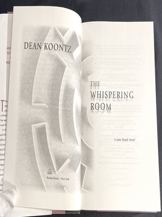 THE WHISPERING ROOM; A Jane Hawk Novel