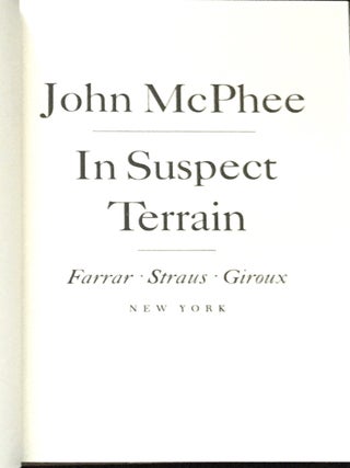 IN SUSPECT TERRAIN