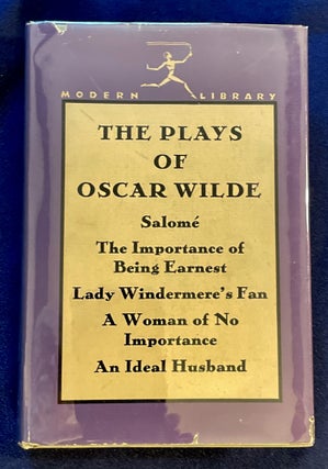 Item #7928 THE PLAYS OF OSCAR WILDE; Introduction by Edward Saltus. Oscar Wilde