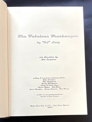 THE FABULOUS TRASHWAGON; by BS" Levy / art direction by Art Eastman ...