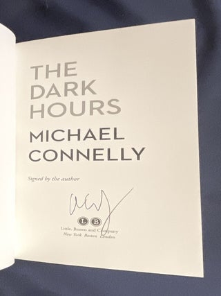 THE DARK HOURS; Signed by the Author