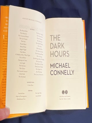 THE DARK HOURS; Signed by the Author
