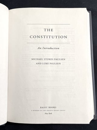 THE CONSTITUTION; An Introduction