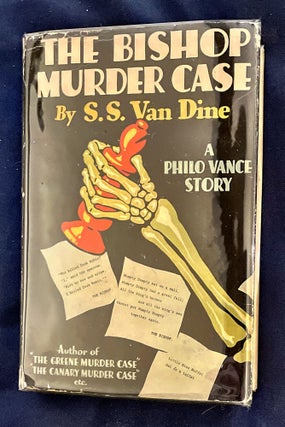Item #8165 THE BISHOP MURDER CASE; A Philo Vance Story By S.S. Van Dine / Illustrated with Scenes...