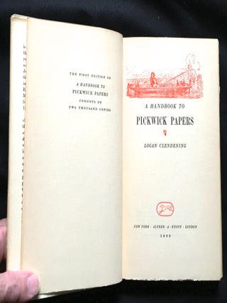 A HANDBOOK TO PICKWICK PAPERS