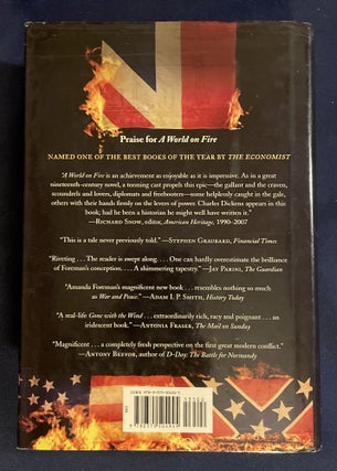 A WORLD ON FIRE; Britain's Crucial Role in the American Civil War