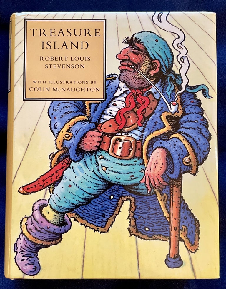 Item #8263 TREASURE ISLAND; Robert Louis Stevenson / Illustrated by Colin McNaughton. Robert Louis Stevenson.