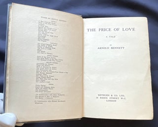 THE PRICE OF LOVE; A Tale By Arnold Bennett