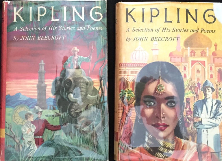 Item #836 KIPLING; A Selection of His Stories and Poems / Illustrated by Richard M. Powers. Rudyard Kipling, John Beecroft.