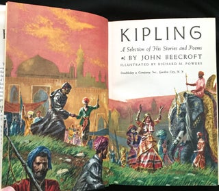 KIPLING; A Selection of His Stories and Poems / Illustrated by Richard M. Powers