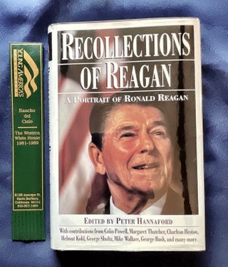Item #8378 RECOLLECTIONS OF REAGAN; A Portrait of Ronald Reagan. Peter Hannaford