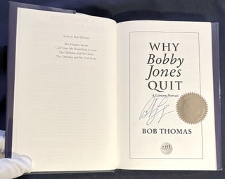 WHY BOBBY JONES QUIT; A Literary Portrait
