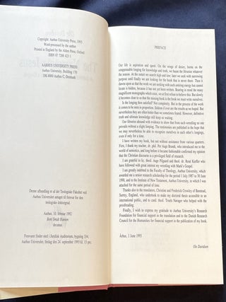 THE NARRATIVE JESUS; A Semiotic Reading of Mark's Gospel