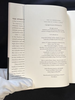 TRANSCENDENT KINGDOM; Yaa Gyasi
