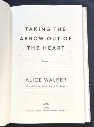 TAKING THE ARROW OUT OF THE HEART; Poems / Translated by Manuel Garcia Verdecia