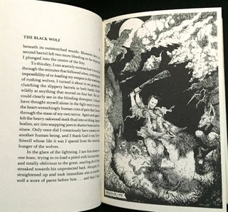 THE BLACK WOLF; Illustrated by Randy Broecker / Introduction by Charles M. Collins