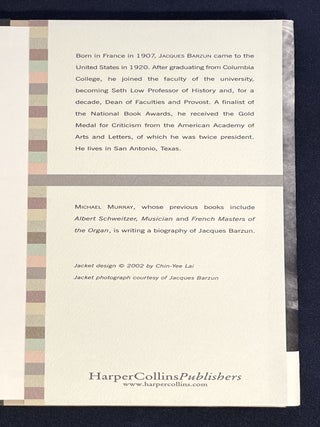 A JACQUES BARZUN READER; Selections from his Works / Edited with an Introduction by Michael Murray