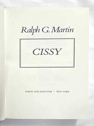 CISSY; The Extraordinary Life of Eleanor Medill Patterson