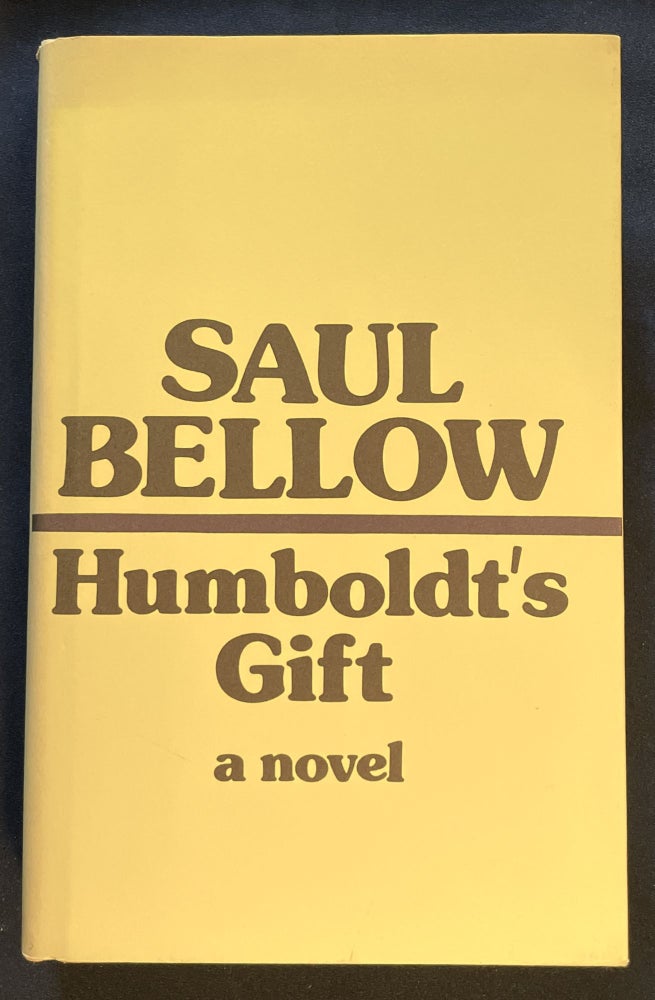 Item #8661 HUMBOLDT'S GIFT; a novel. Saul Bellow.