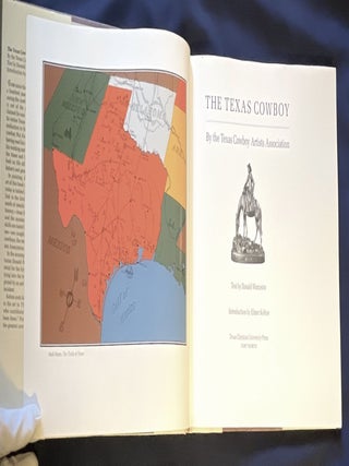 THE TEXAS COWBOY; By the Texas Cowboy Artists' Association / Text by Donald Worchester / Introduction by Elmer Kelton