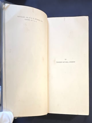 POOR WHITE; A Novel by Sherwood Anderson / author of Winesburg, Ohio
