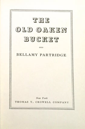 THE OLD OAKEN BUCKET