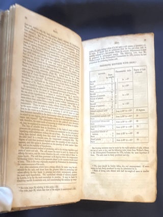 ELEMENTS OF CHEMISTRY; Including the Recent Discoveries and Doctrines of the Science by Edward Turner, M.D., F.R.S., etc. / Fifth American from the Fifth London edition / With Notes and Emendations by Franklin Bache, M.D.