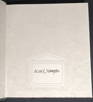 MARK HAMPTON ON DECORATING; Written and Illustrated by Mark Hampton / Illustrated by Elaine Greene