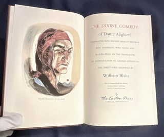 Item #8989 THE DIVINE COMEDY; Translated into English Verse by Melville Best Anderson; with Notes...