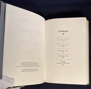 THE SOUND AND THE FURY; Illustrated by Bill Oakes / A Limited Edition