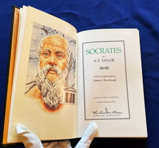 Item #9059 SOCRATES; By A.E. Taylor / With a Foreword by Robert S. Brumbaugh. A. E. Taylor