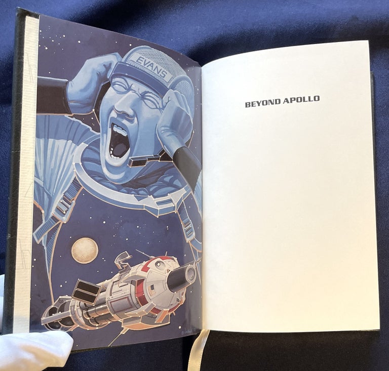 Item #9091 BEYOND APOLLO; by Barry Malzberg / Introduction by George Zebrowski / Artwork by David Deitrick / Collector's Edition Bound in Genuine Leather. Barry Malzberg.