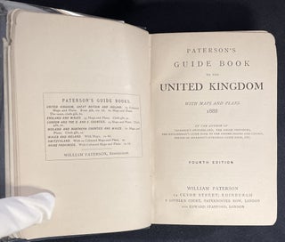PATTERSON'S GUIDE BOOK TO THE UNITED KINGDOM; England and Wales / Scotland, Ireland