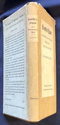 GOETHE'S FAUST; As a Renaissance Man: Parallels and Prototypes / By Harold Jantz