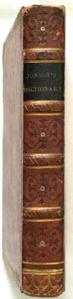Item #92 JOHNSON'S DICTIONARY OF THE ENGLISH LANGUAGE, IN MINIATURE; To which are added, an...