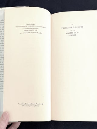 SOURCES OF THE SYNOPTIC GOSPELS; By the Late Wilfred L. Knox / Volume One ST. MARK / Volume Two ST LUKE & ST MATTHEW / Edited by H. Chadwick
