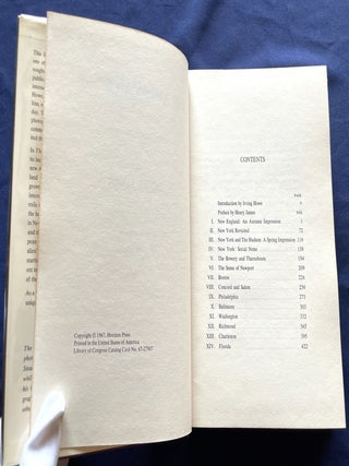 THE AMERICAN SCENE; By Henry James / Introduction by Irving Howe