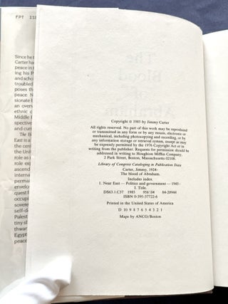 THE BLOOD OF ABRAHAM; Jimmy Carter
