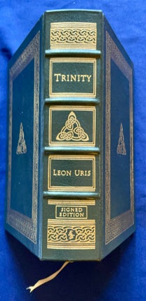 Item #9400 TRINITY; Collector's Edition / Bound in Genuine Leather. Leon Uris