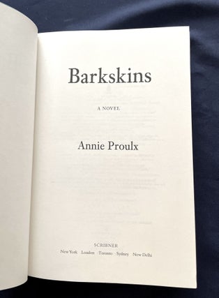 BARKSKINS; A Novel